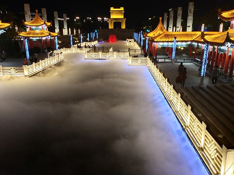 宁夏银川-喷雾景观