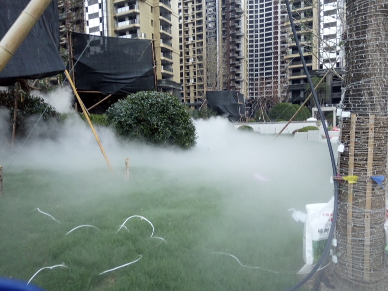河南西华理想城-景观造雾