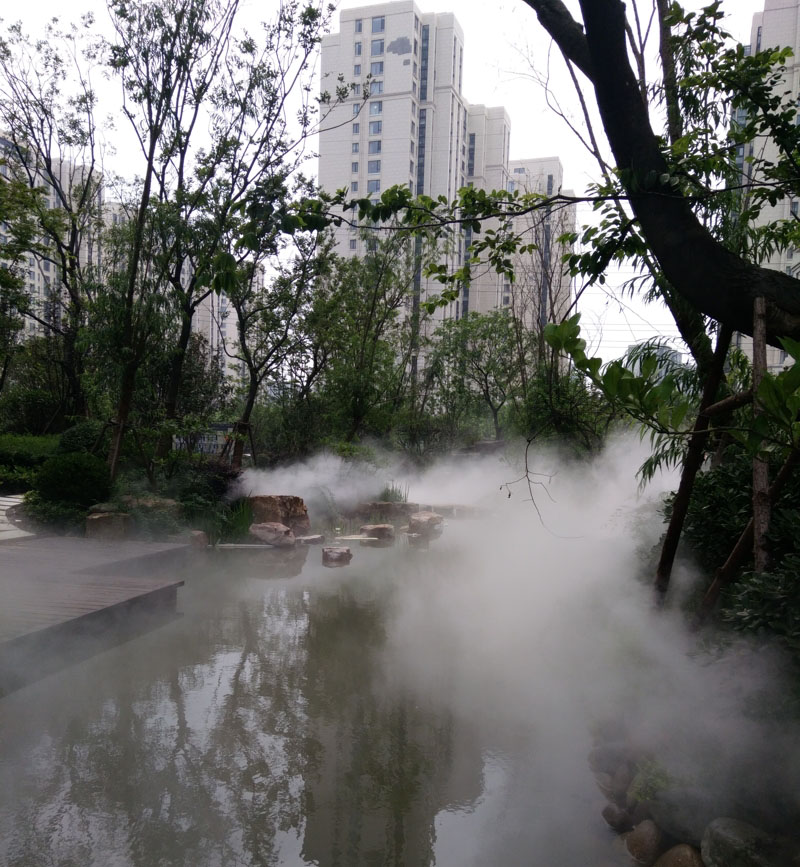 上海恒大华府-景观造雾